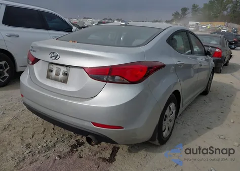 2016 Hyundai Elantra Se from USA, damaged, VIN 5NPDH4AE3GH768628